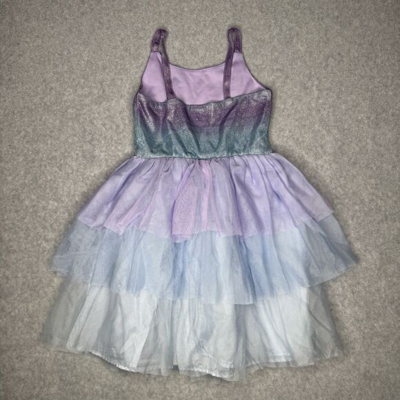 Cat & Jack Girls Dress S 6/6X Purple Ombre Glitter Tulle Tutu Sparkle Princess - Picture 4 of 8